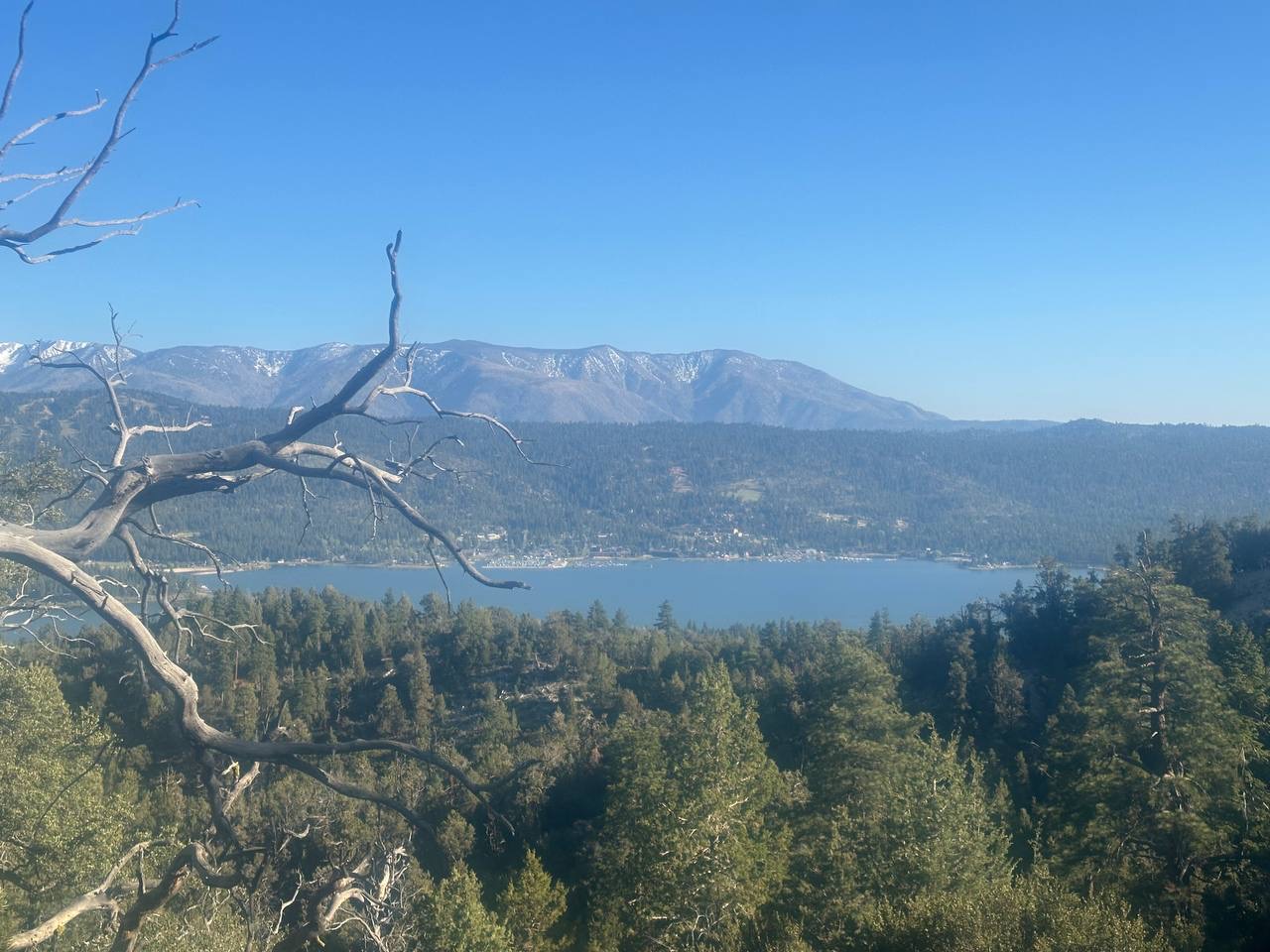 View over Big Bear Lake