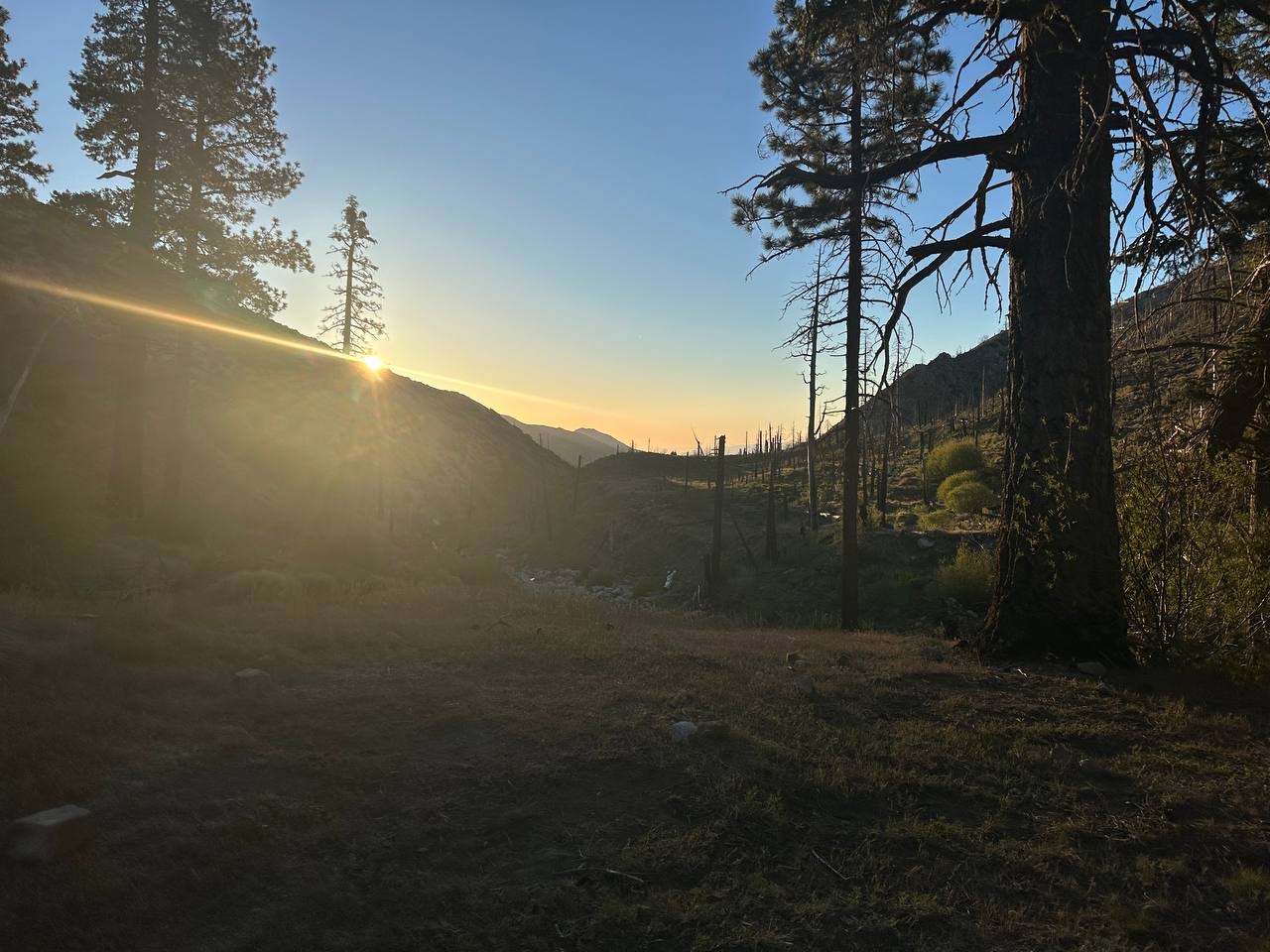 Sunrise on the PCT